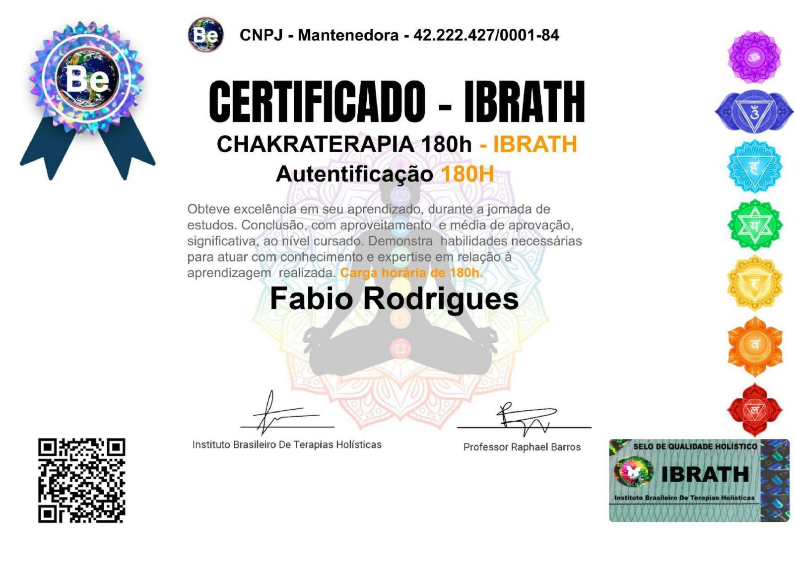 Certificado Chacra